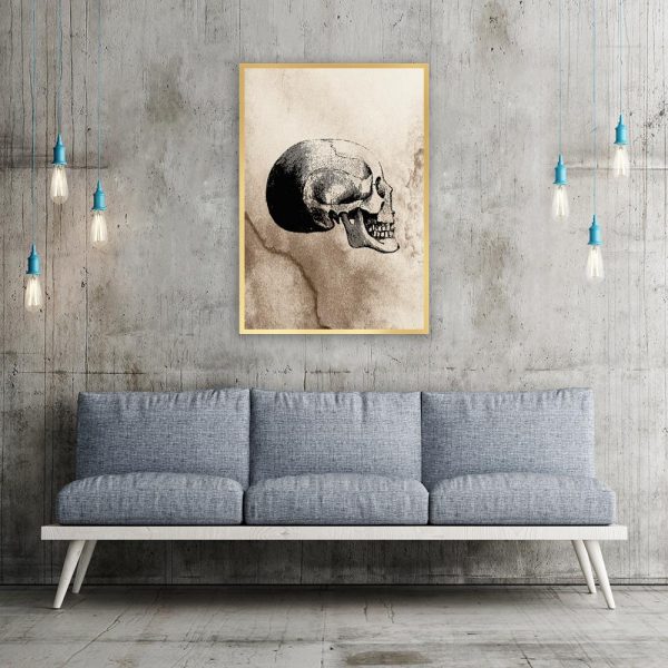 Plakat brązowy do salonu