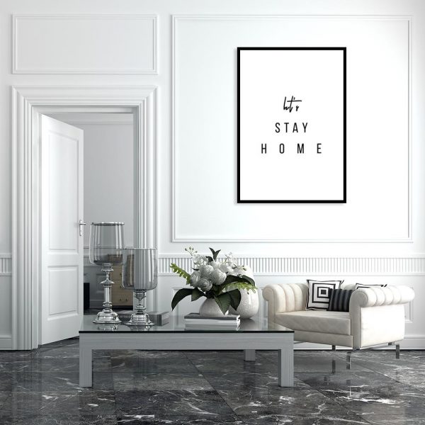 Minimalistyczny plakat do salonu