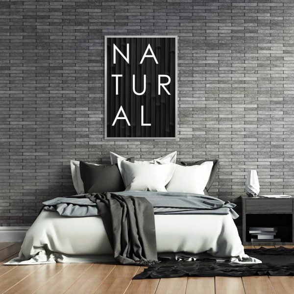 Plakat z motywem napisu do sypialni