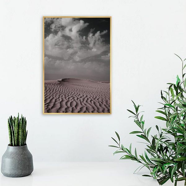 Plakat w kolorach szarości do salonu