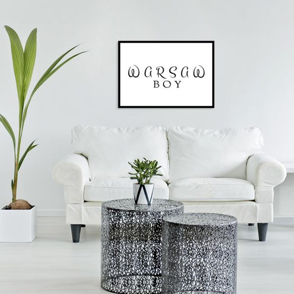 Plakat na ścianę do salonu