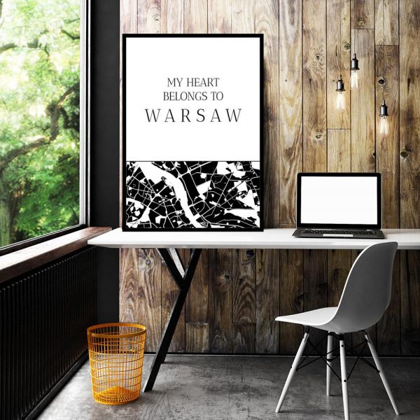 Plakat typograficzny do biura