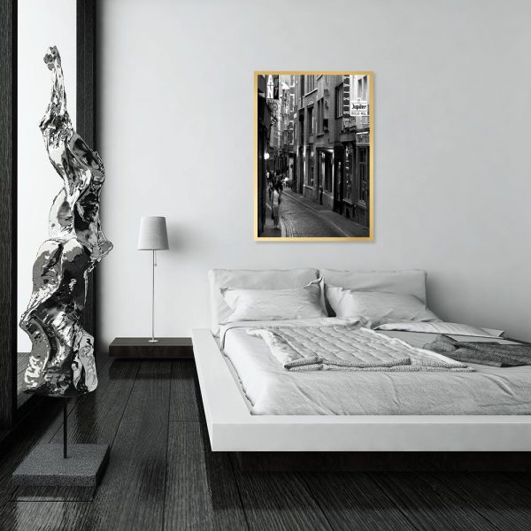 Plakat z miastem do sypialni