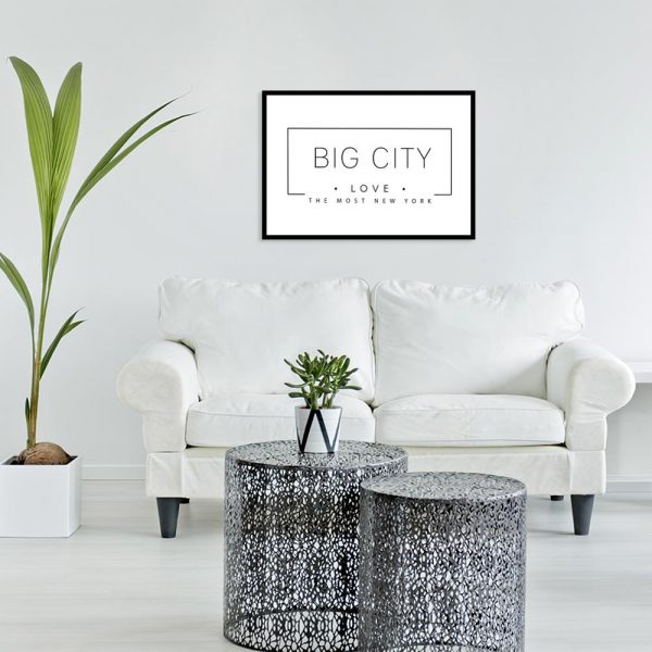 Plakat do dekoracji salonu