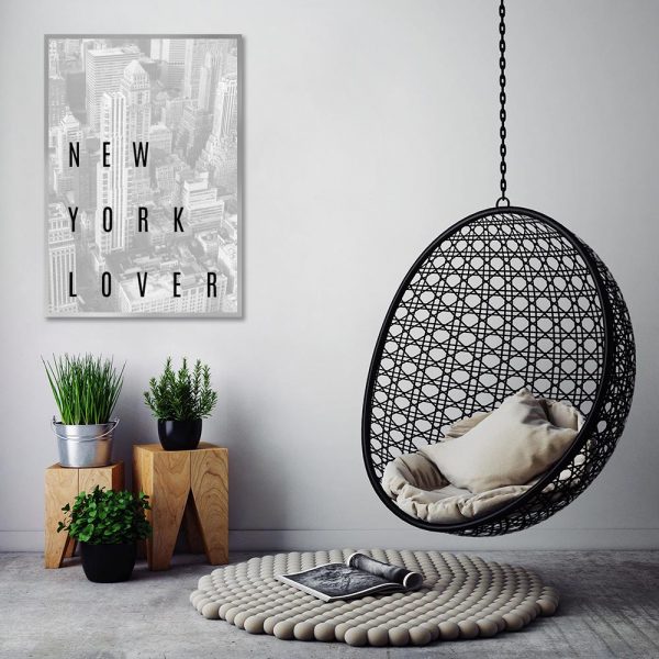 Plakat z motywem miasta do salonu