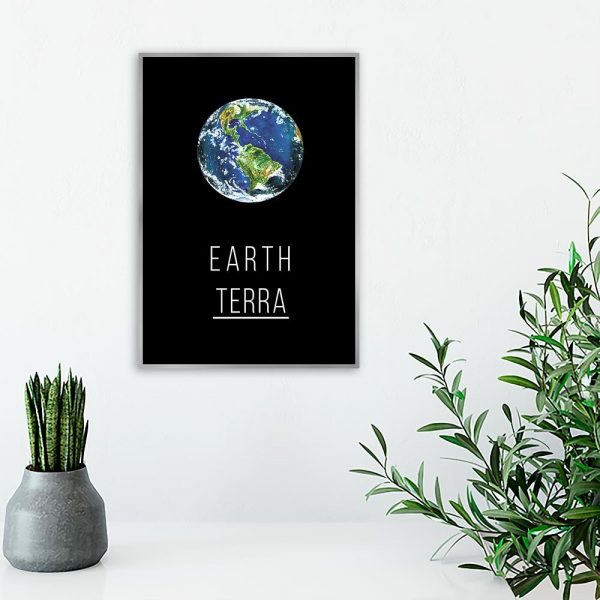 Plakat z motywem kosmosu do salonu