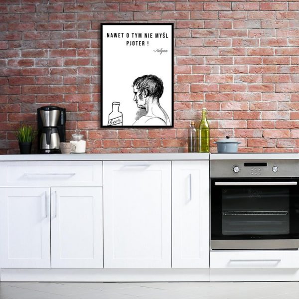 Plakat z Pjoterem do kuchni