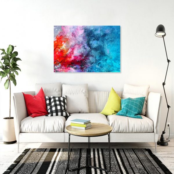 Obraz kolorowa abstrakcja