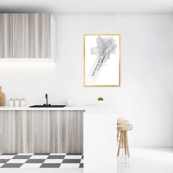 Plakat do ozdoby kuchni