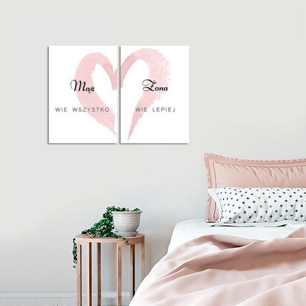 Plakat na ścianę do sypialni