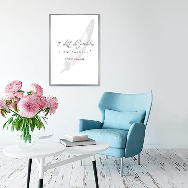 Plakat do upiększenia salonu