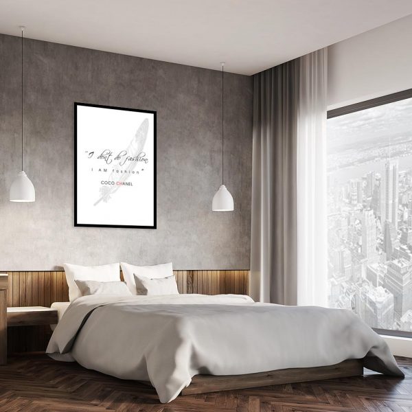Plakat na ścianę do sypialni