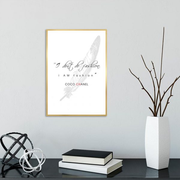 Plakat do dekoracji salonu