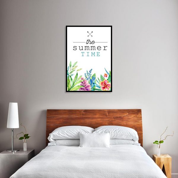 Plakat kolorowy do sypialni