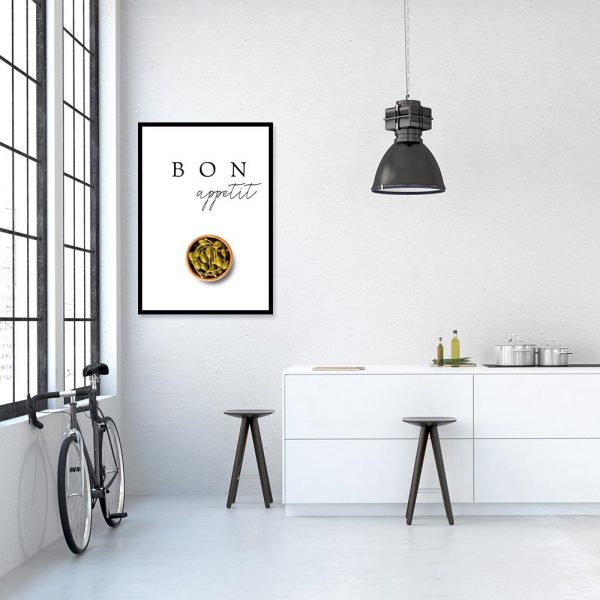 Plakat z napisem do kuchni