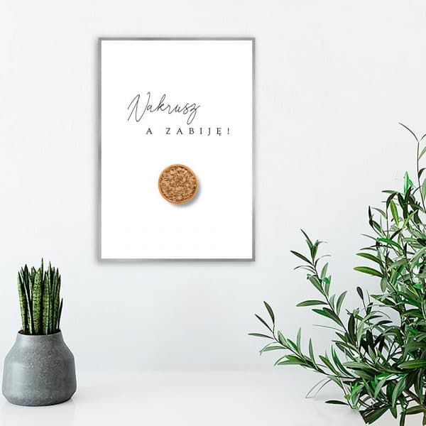 Typograficzny plakat do kuchni