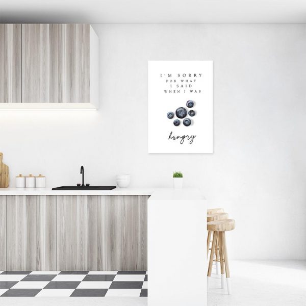 Plakat do ozdoby kuchni