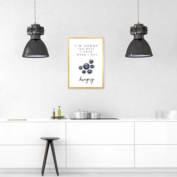 Plakat z napisem do kuchni