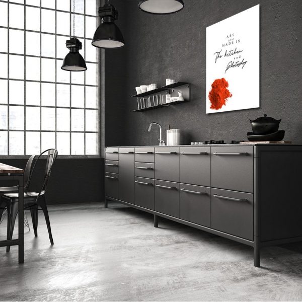 Plakat typograficzny do kuchni