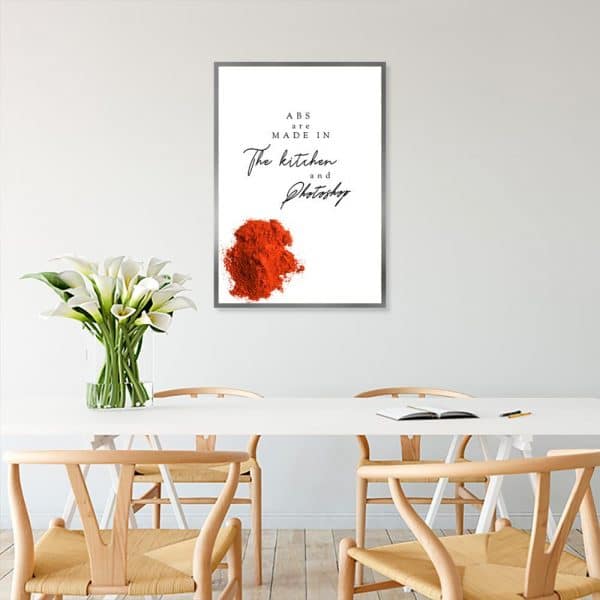 Plakat na ścianę do kuchni