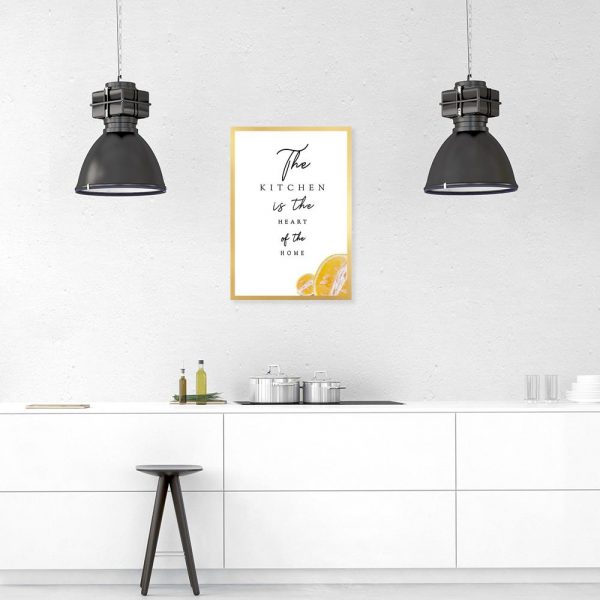 Plakat z napisem do kuchni