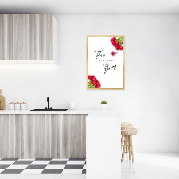 Plakat z rzodkiewką do kuchni