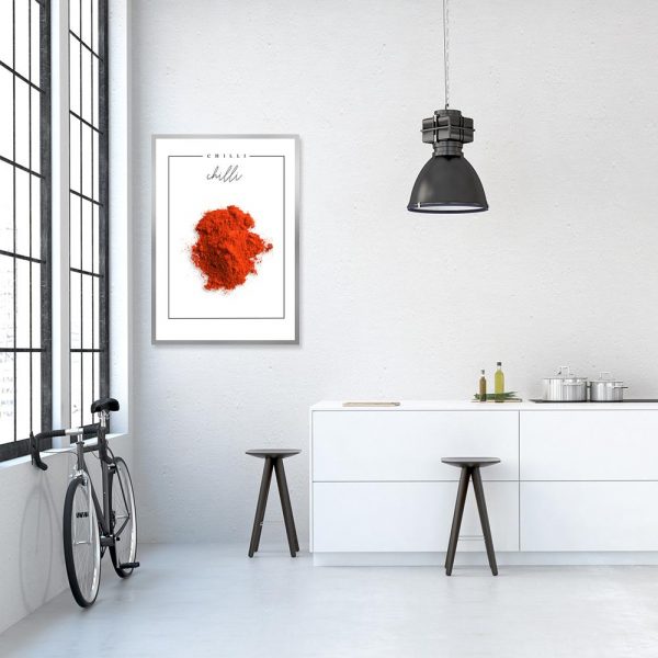 Plakat z chilli do kuchni