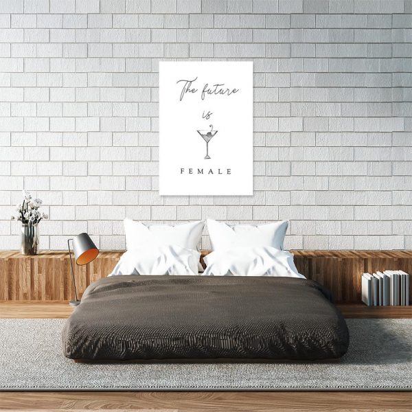 Plakat typograficzny do sypialni