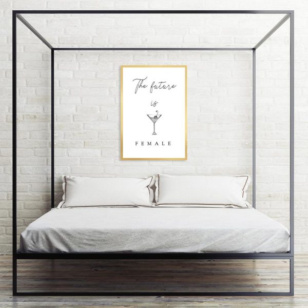 Plakat z kobiecym motywem do sypialni