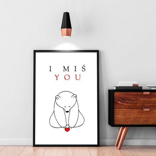 Plakat do dekoracji salonu