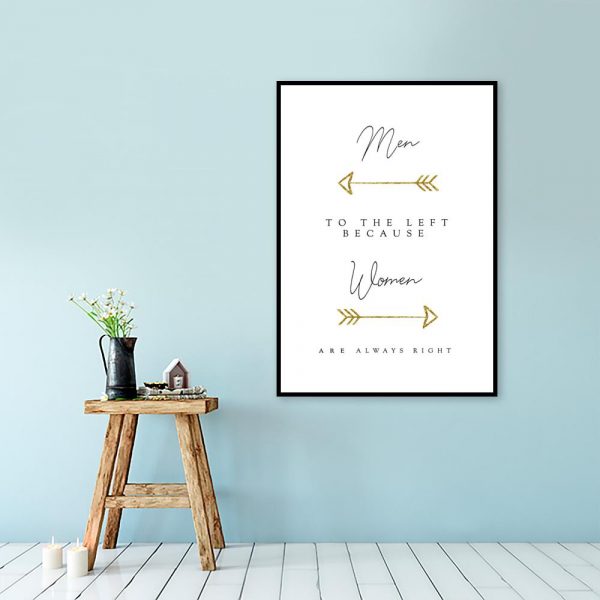 Plakat do upiększenia łazienki
