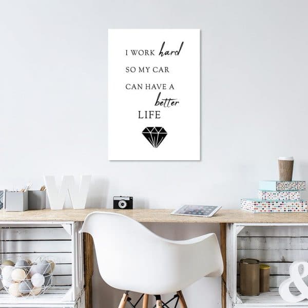 Plakat do dekoracji biura