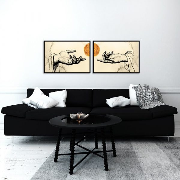 Plakat na ścianę do salonu