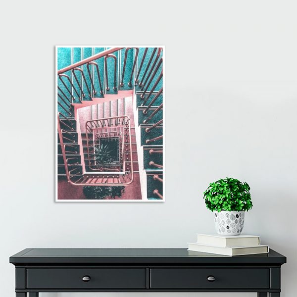Plakat schody
