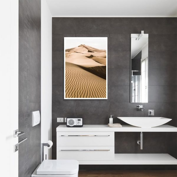 Plakat piaski pustyni