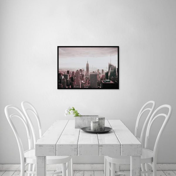 Plakat z nowojorską panoramą
