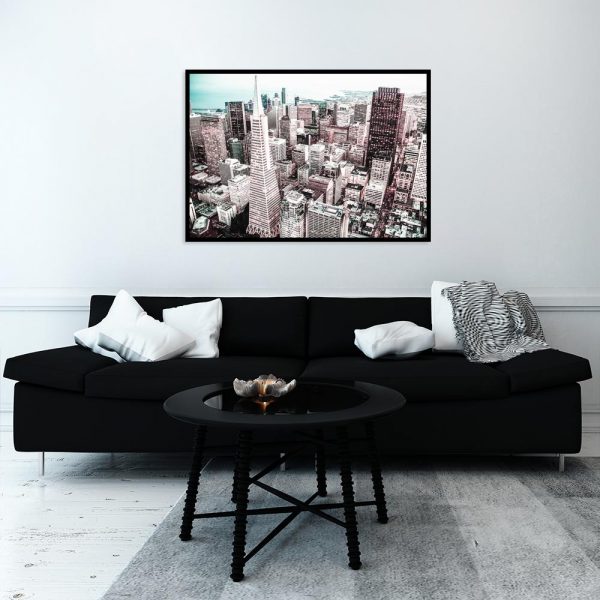 Plakat z motywem panoramy San Francisco