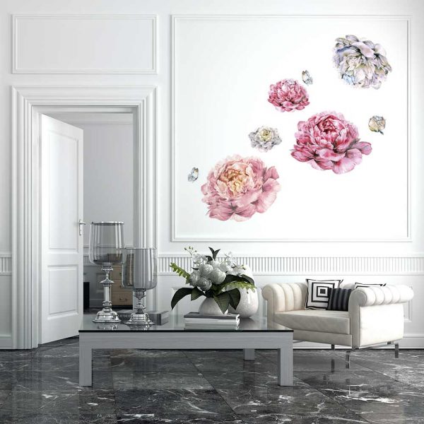 Naklejka ścienna piwonie