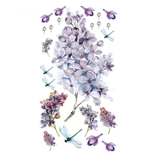 Naklejka fioletowy bez