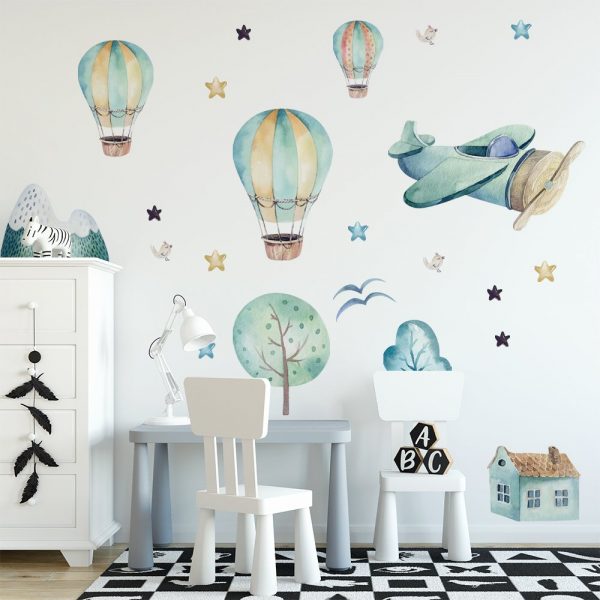 Naklejka ścienna baloniki