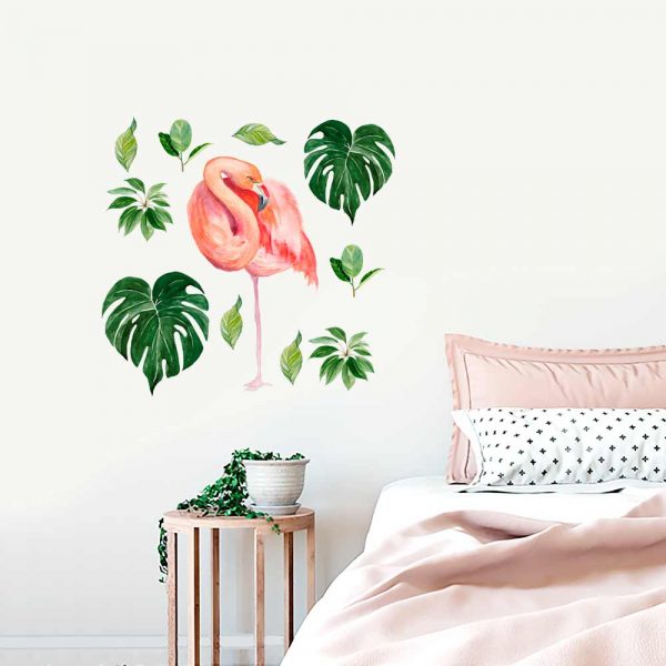 Naklejka ścienna liście monstery