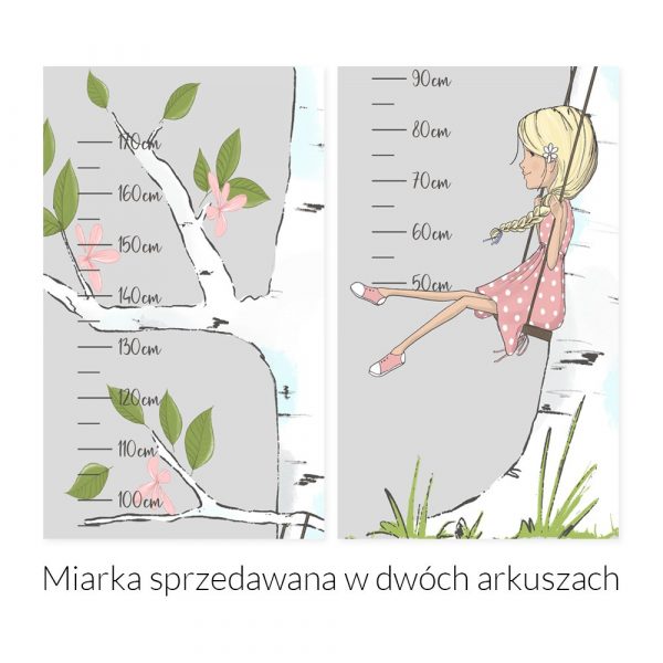 Miarka wzrostu z dziewczynką