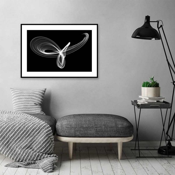 Plakat smuga świetlna