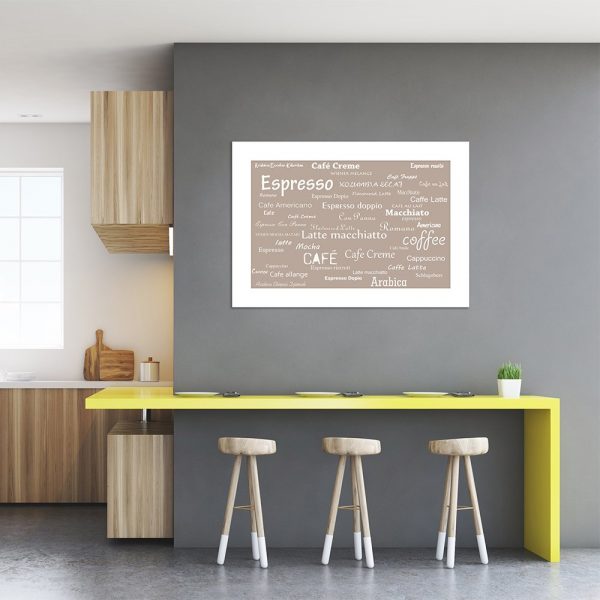 Plakat z motywem kawy