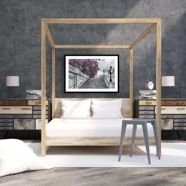 Plakat schody i drzewo