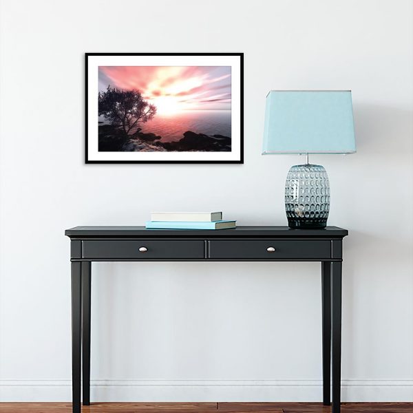 Plakat pomarańczowy