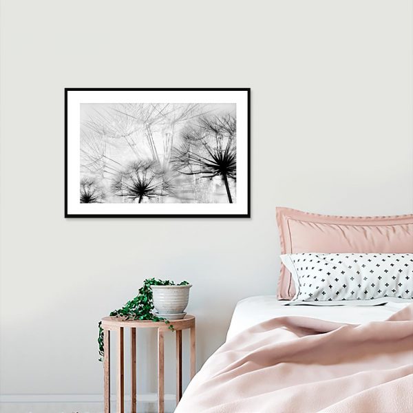 Plakat wzór dmuchawców