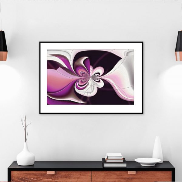 plakat z abstrakcyjnym motywem