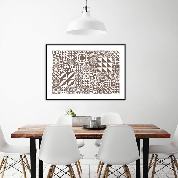 plakat marokański styl