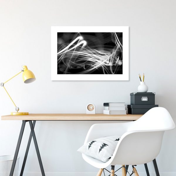 plakat z abstrakcją